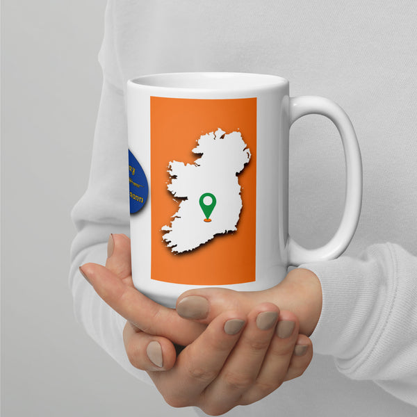 County Tipperary Ireland Coffee Tea Mug With Tipperary Coat of Arms and Ogham