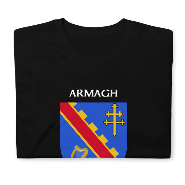 Armagh Northern Ireland Coat of Arms Short-Sleeve Unisex T-Shirt