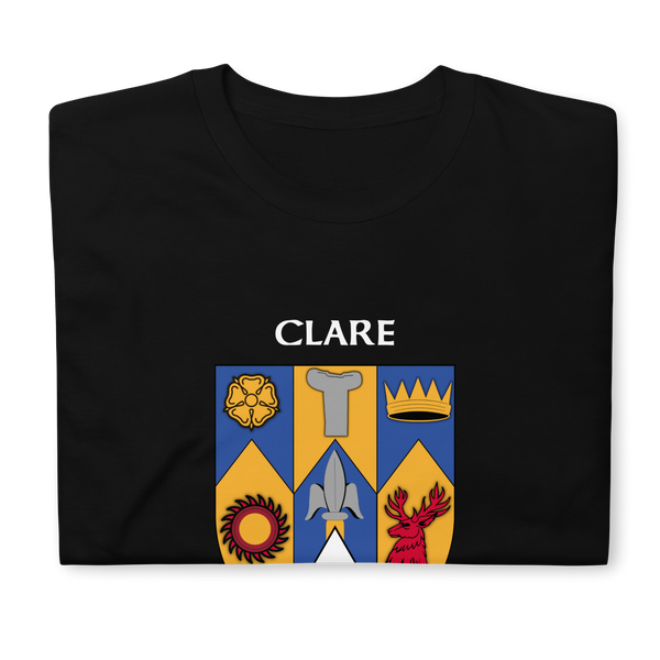 Clare Ireland Coat of Arms Short-Sleeve Unisex T-Shirt