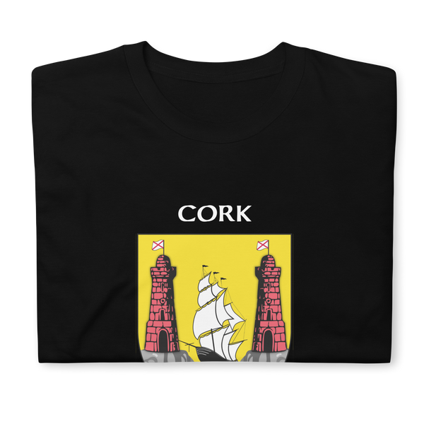 Cork Ireland Coat of Arms Short-Sleeve Unisex T-Shirt