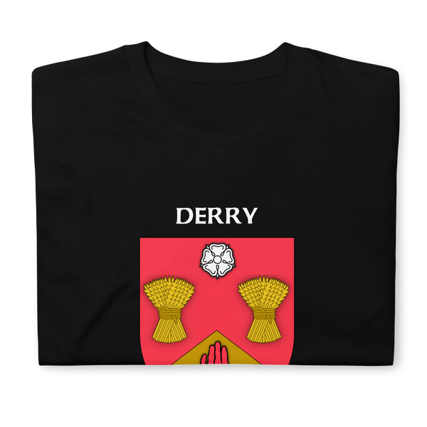 Derry Northern Ireland Coat of Arms Short-Sleeve Unisex T-Shirt