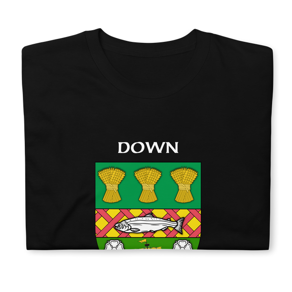 Down Northern Ireland Coat of Arms Short-Sleeve Unisex T-Shirt