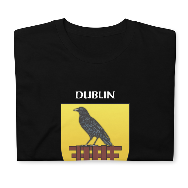 Dublin Ireland Coat of Arms Short-Sleeve Unisex T-Shirt