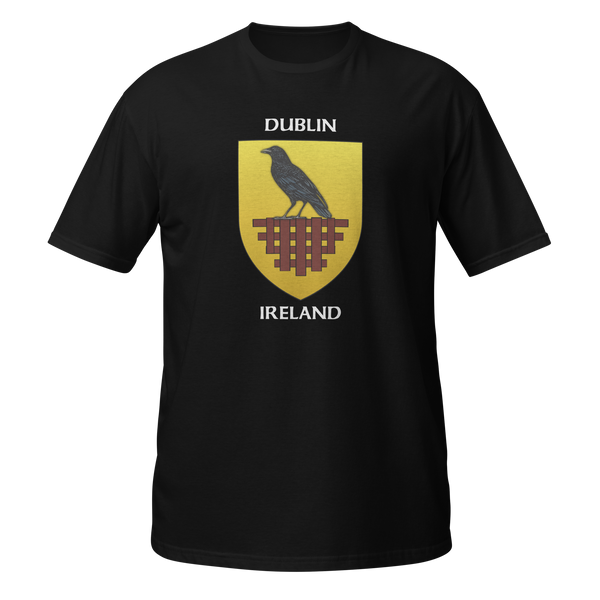 Dublin Ireland Coat of Arms Short-Sleeve Unisex T-Shirt