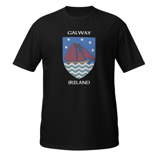 Galway Ireland Coat of Arms Short-Sleeve Unisex T-Shirt