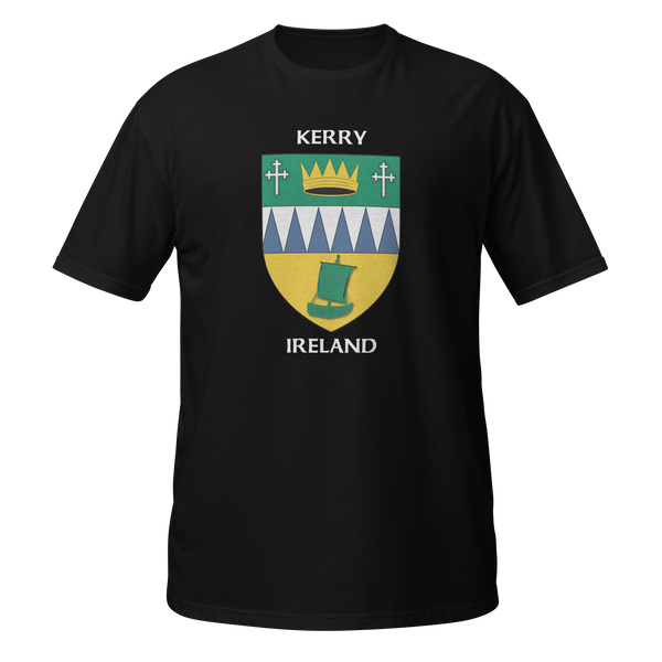 Kerry Ireland Coat of Arms Short-Sleeve Unisex T-Shirt