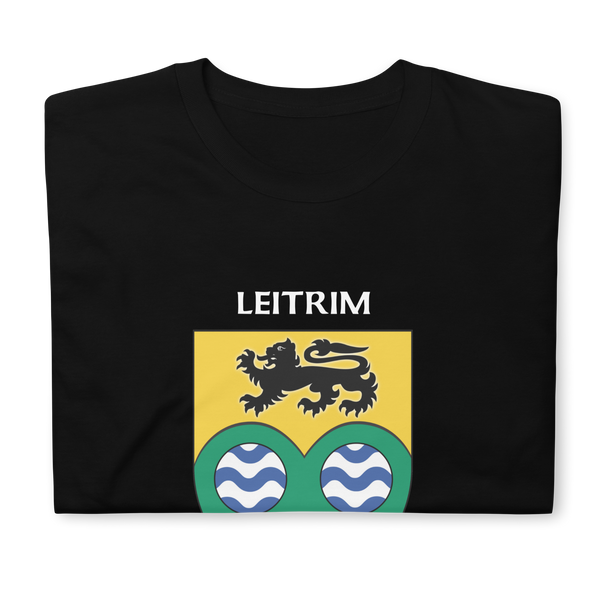 Leitrim Ireland Coat of Arms Short-Sleeve Unisex T-Shirt