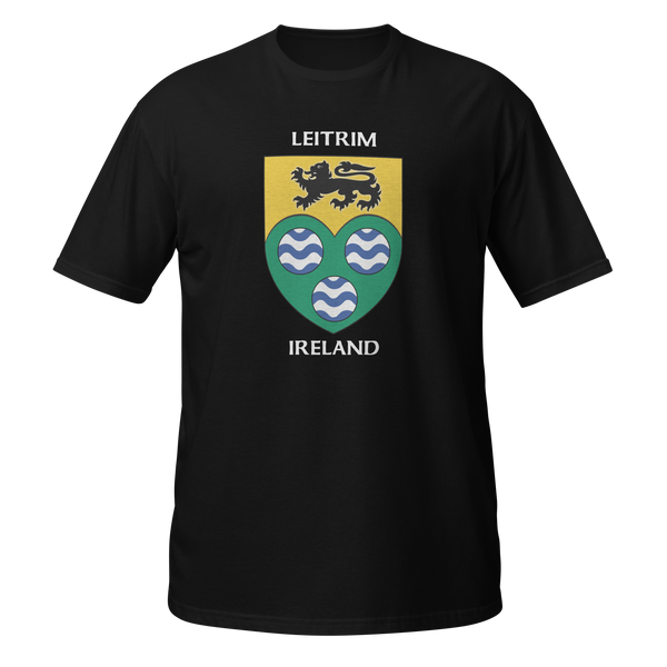 Leitrim Ireland Coat of Arms Short-Sleeve Unisex T-Shirt