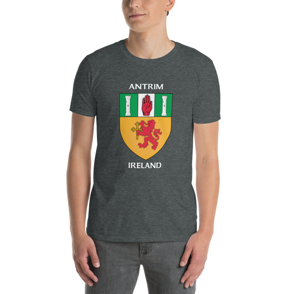 Antrim Northern Ireland Coat of Arms Short-Sleeve Unisex T-Shirt