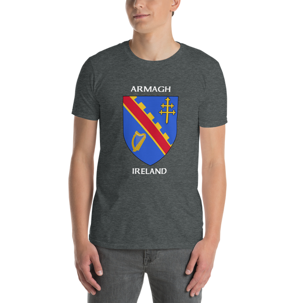 Armagh Northern Ireland Coat of Arms Short-Sleeve Unisex T-Shirt