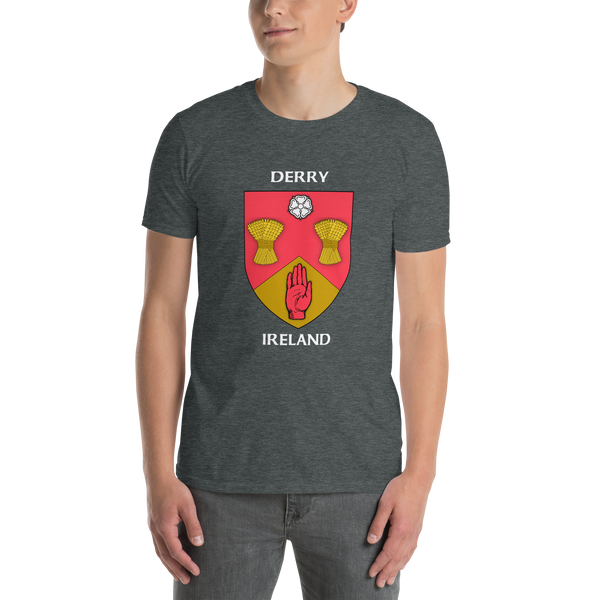 Derry Northern Ireland Coat of Arms Short-Sleeve Unisex T-Shirt