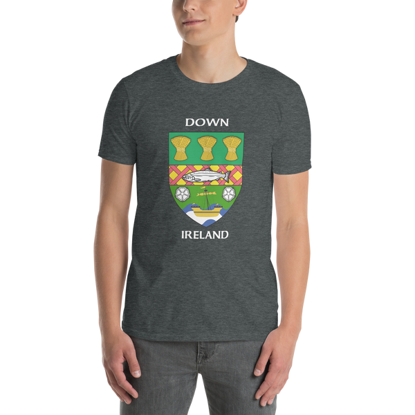 Down Northern Ireland Coat of Arms Short-Sleeve Unisex T-Shirt