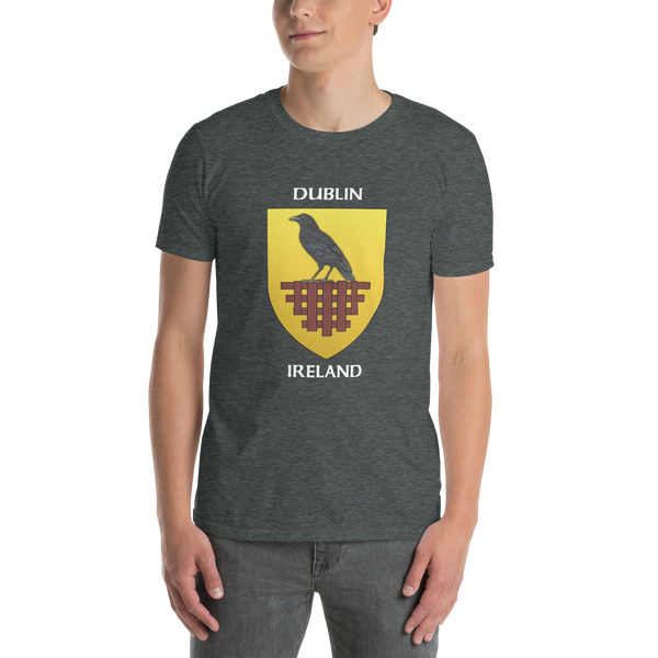 Dublin Ireland Coat of Arms Short-Sleeve Unisex T-Shirt