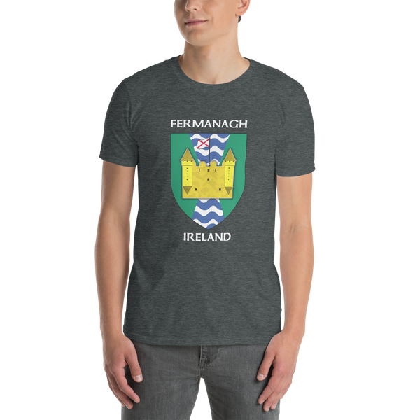 Fermanagh Northern Ireland Coat of Arms Short-Sleeve Unisex T-Shirt