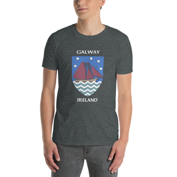 Galway Ireland Coat of Arms Short-Sleeve Unisex T-Shirt