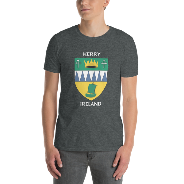 Kerry Ireland Coat of Arms Short-Sleeve Unisex T-Shirt