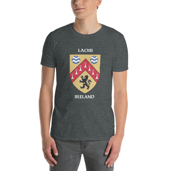 Laois Ireland Coat of Arms Short-Sleeve Unisex T-Shirt