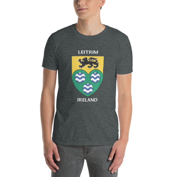 Leitrim Ireland Coat of Arms Short-Sleeve Unisex T-Shirt
