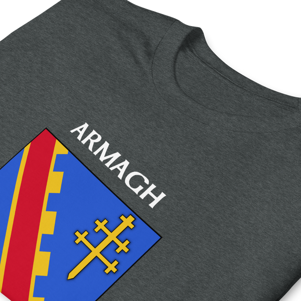 Armagh Northern Ireland Coat of Arms Short-Sleeve Unisex T-Shirt