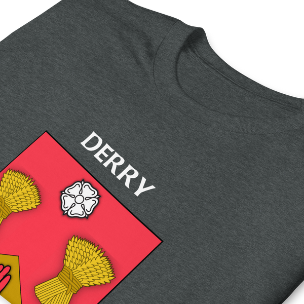 Derry Northern Ireland Coat of Arms Short-Sleeve Unisex T-Shirt