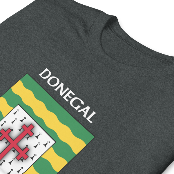 Donegal Ireland Coat of Arms Short-Sleeve Unisex T-Shirt