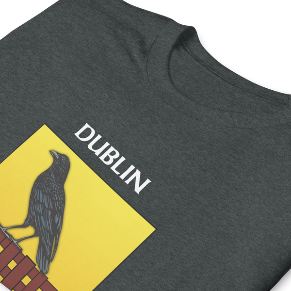 Dublin Ireland Coat of Arms Short-Sleeve Unisex T-Shirt