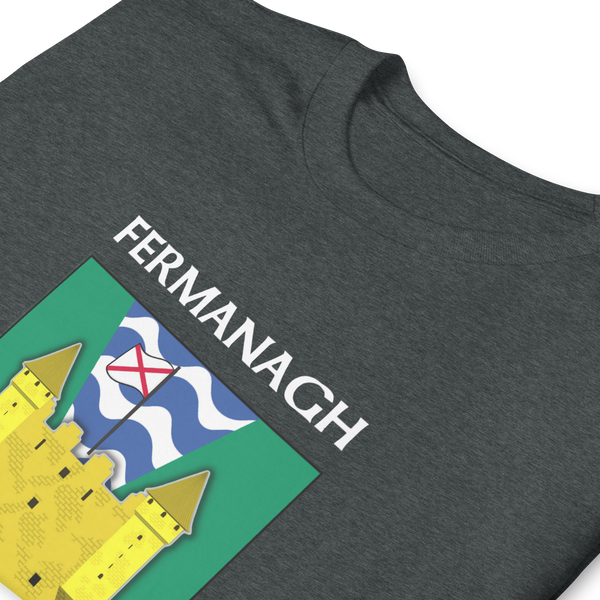 Fermanagh Northern Ireland Coat of Arms Short-Sleeve Unisex T-Shirt