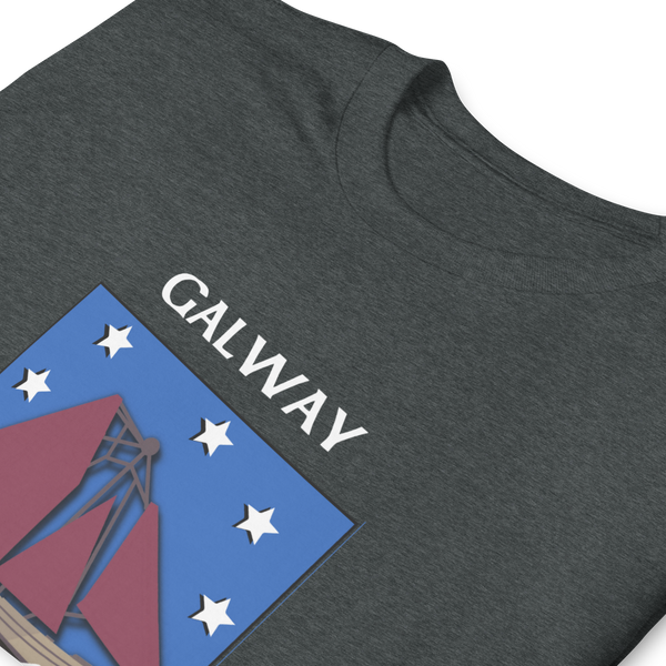 Galway Ireland Coat of Arms Short-Sleeve Unisex T-Shirt