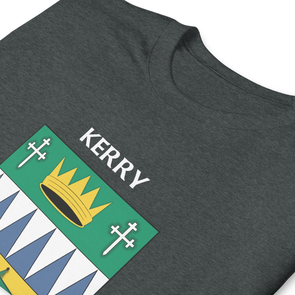 Kerry Ireland Coat of Arms Short-Sleeve Unisex T-Shirt