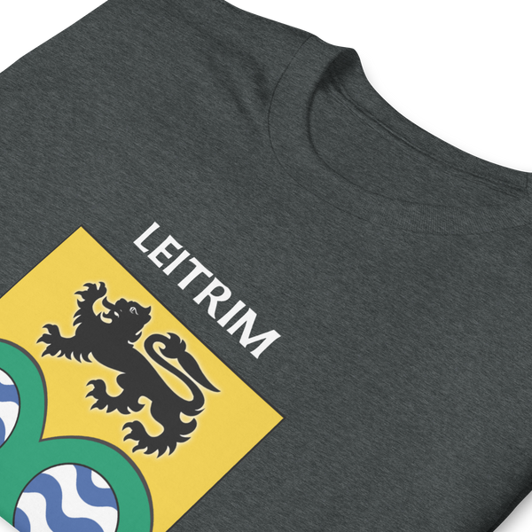 Leitrim Ireland Coat of Arms Short-Sleeve Unisex T-Shirt