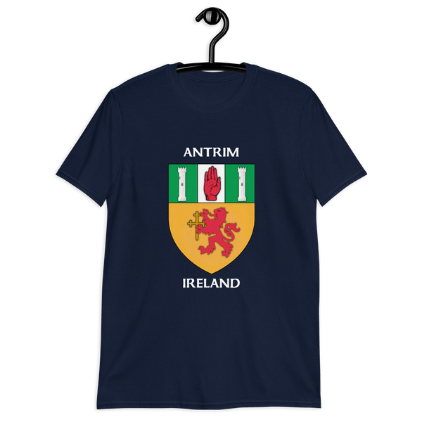 Antrim Northern Ireland Coat of Arms Short-Sleeve Unisex T-Shirt