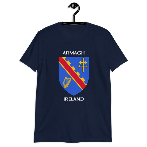Armagh Northern Ireland Coat of Arms Short-Sleeve Unisex T-Shirt