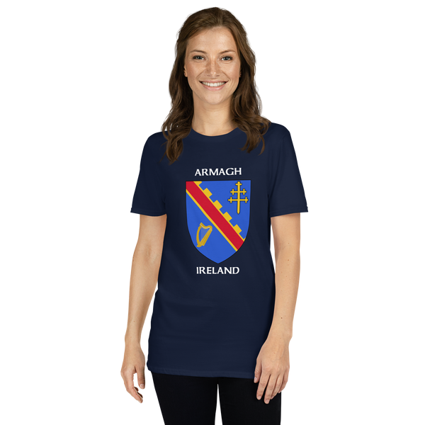 Armagh Northern Ireland Coat of Arms Short-Sleeve Unisex T-Shirt