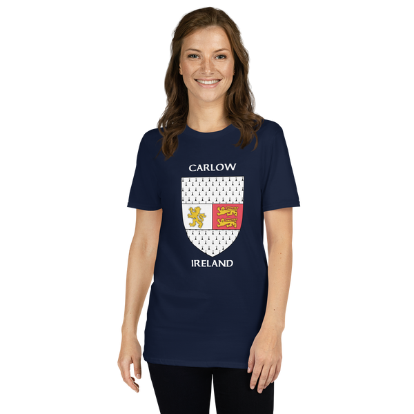 Carlow Ireland Coat of Arms Short-Sleeve Unisex T-Shirt