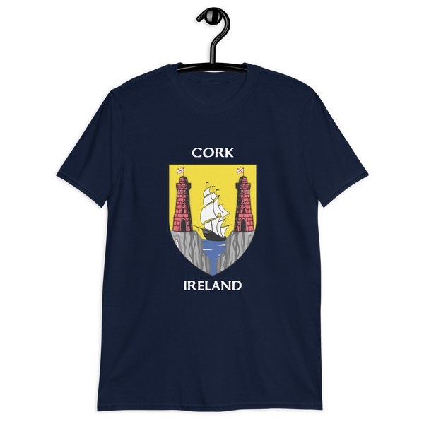 Cork Ireland Coat of Arms Short-Sleeve Unisex T-Shirt