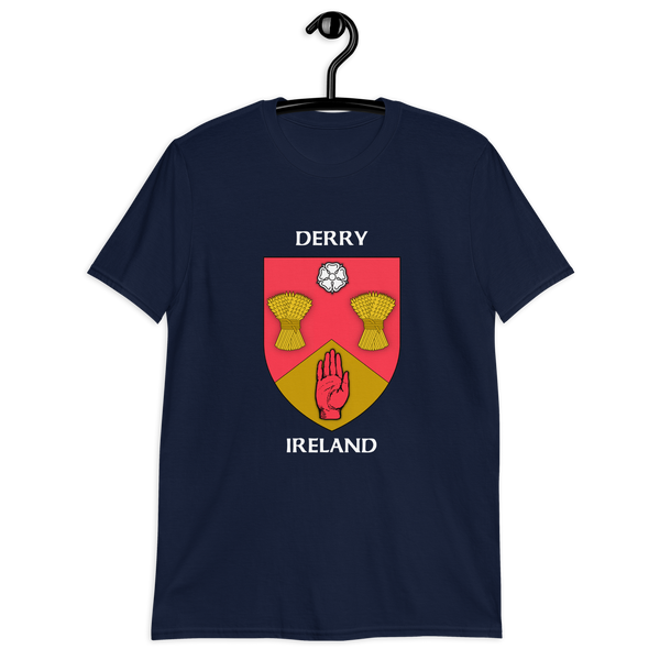 Derry Northern Ireland Coat of Arms Short-Sleeve Unisex T-Shirt