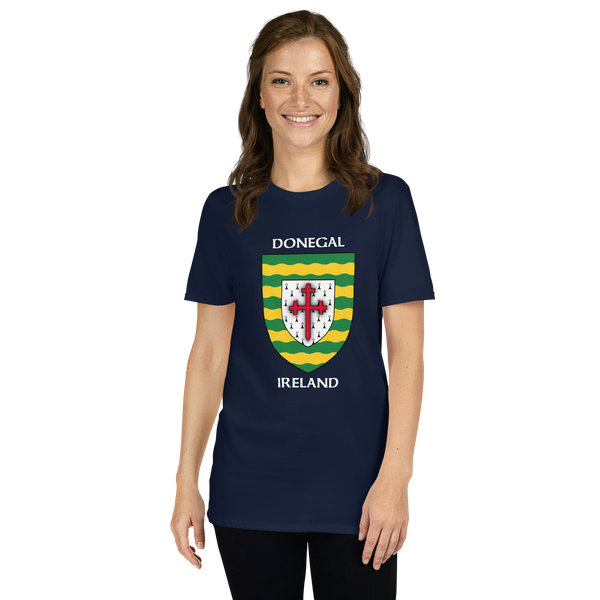 Donegal Ireland Coat of Arms Short-Sleeve Unisex T-Shirt