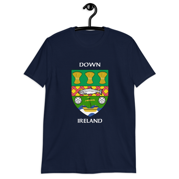Down Northern Ireland Coat of Arms Short-Sleeve Unisex T-Shirt