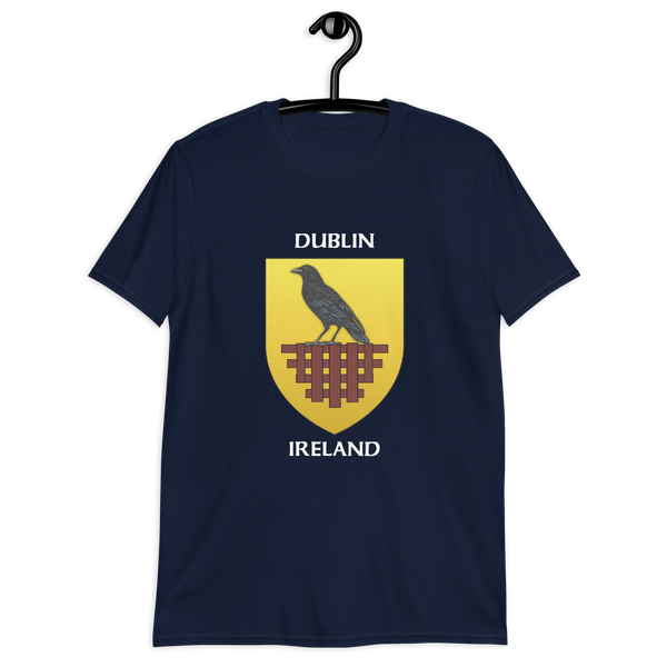 Dublin Ireland Coat of Arms Short-Sleeve Unisex T-Shirt