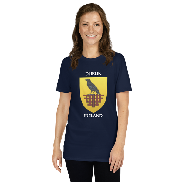 Dublin Ireland Coat of Arms Short-Sleeve Unisex T-Shirt