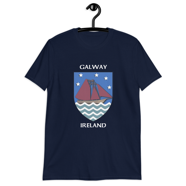 Galway Ireland Coat of Arms Short-Sleeve Unisex T-Shirt