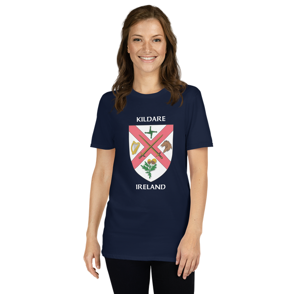 Kildare Ireland Coat of Arms Short-Sleeve Unisex T-Shirt