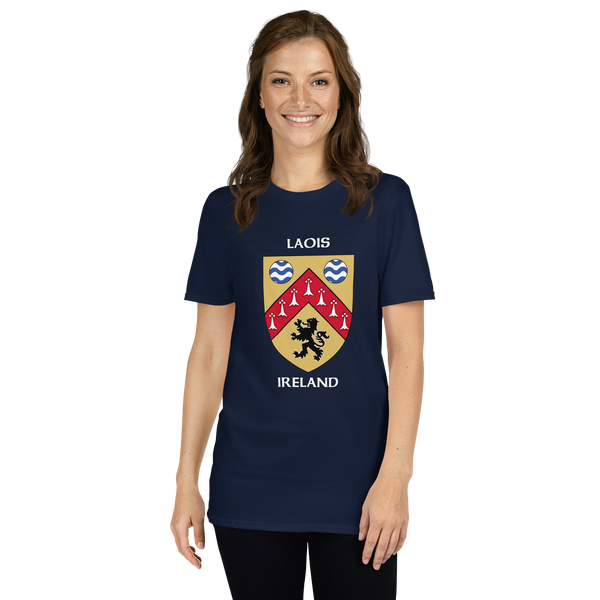Laois Ireland Coat of Arms Short-Sleeve Unisex T-Shirt