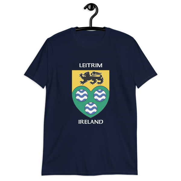 Leitrim Ireland Coat of Arms Short-Sleeve Unisex T-Shirt
