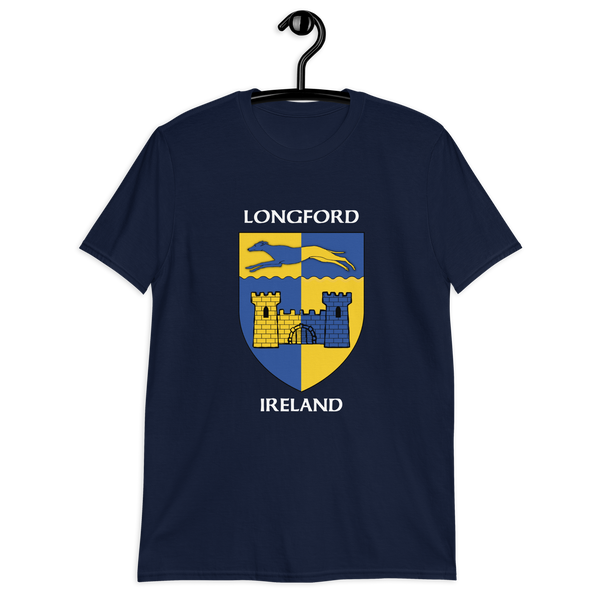 Longford Ireland Coat of Arms Short-Sleeve Unisex T-Shirt