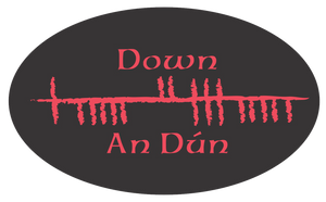 Ogham Art County Down Ireland Bumper Sticker
