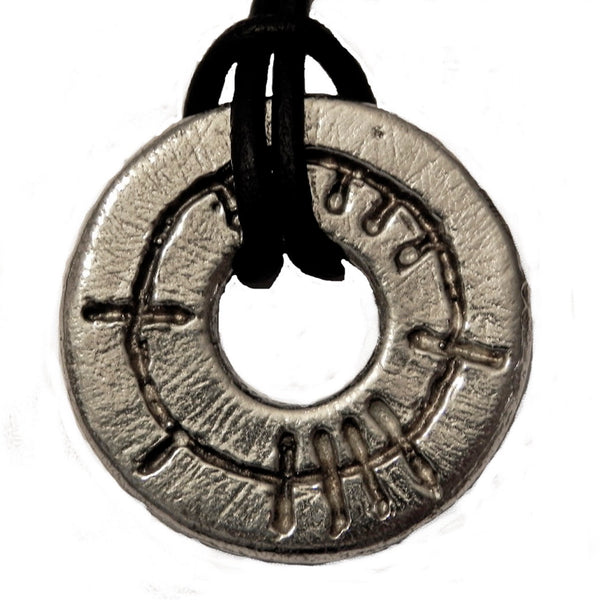 Ogham Art Circle of Life Beatha Pewter Pendant Celtic Gift