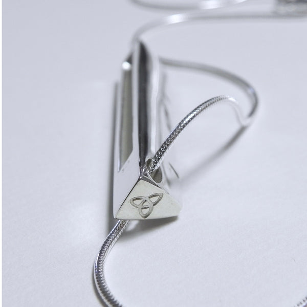 Ogham Art Custom Ogham Silver Pendant Celtic Gift