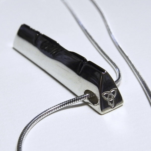 Ogham Art Custom Ogham Silver Pendant Celtic Gift
