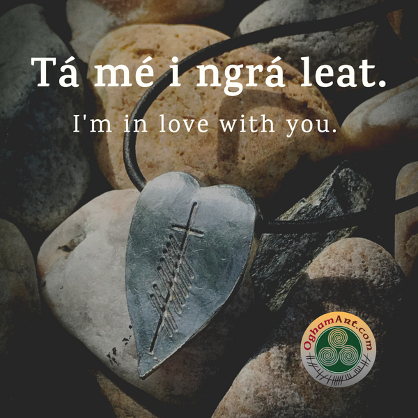 Love (Grá) Pewter Pendant